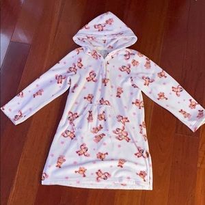 kids fuzzy over sized hoodie